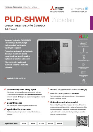 Produktový list PUD-SHWM